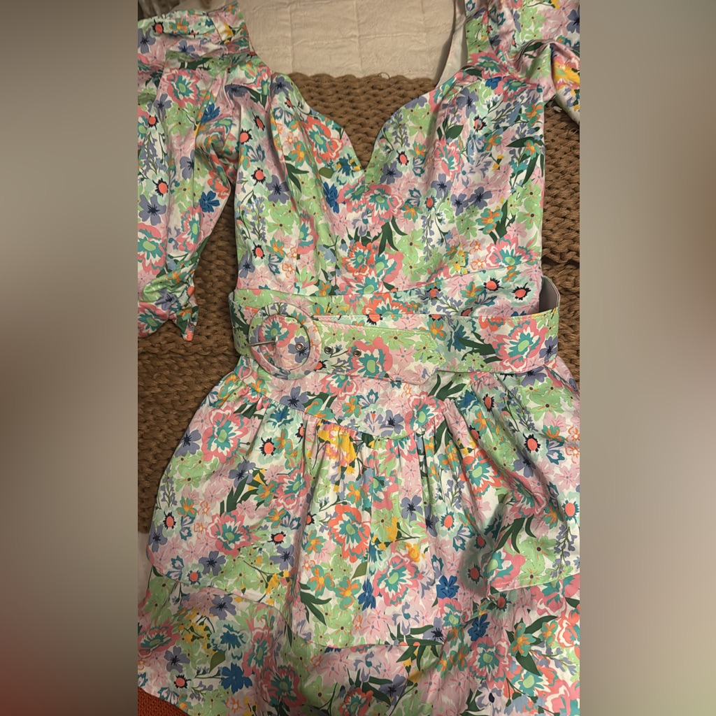 For Love And Lemons Pastel Floral Dress